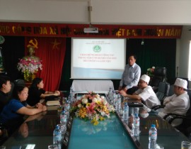 Trung Tâm Y tế huyện Tân Sơn tới giao lưu, trao đổi kinh nghiệm
