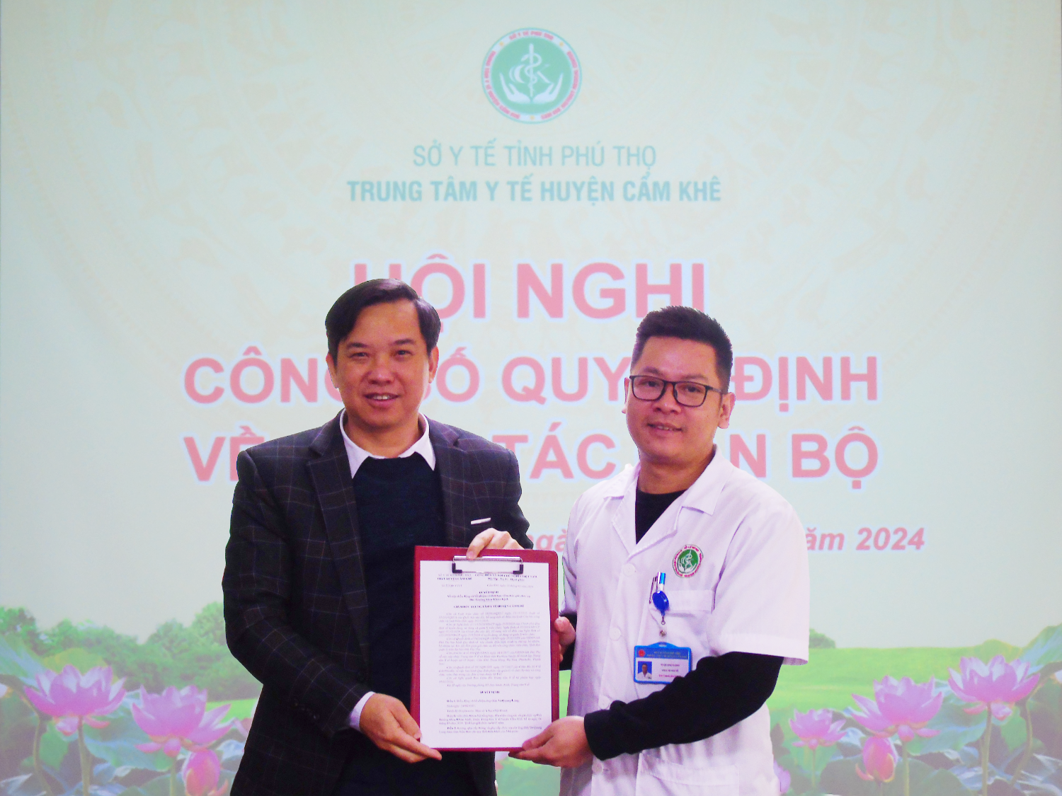 Công bố Quyết định về công tác cán bộ