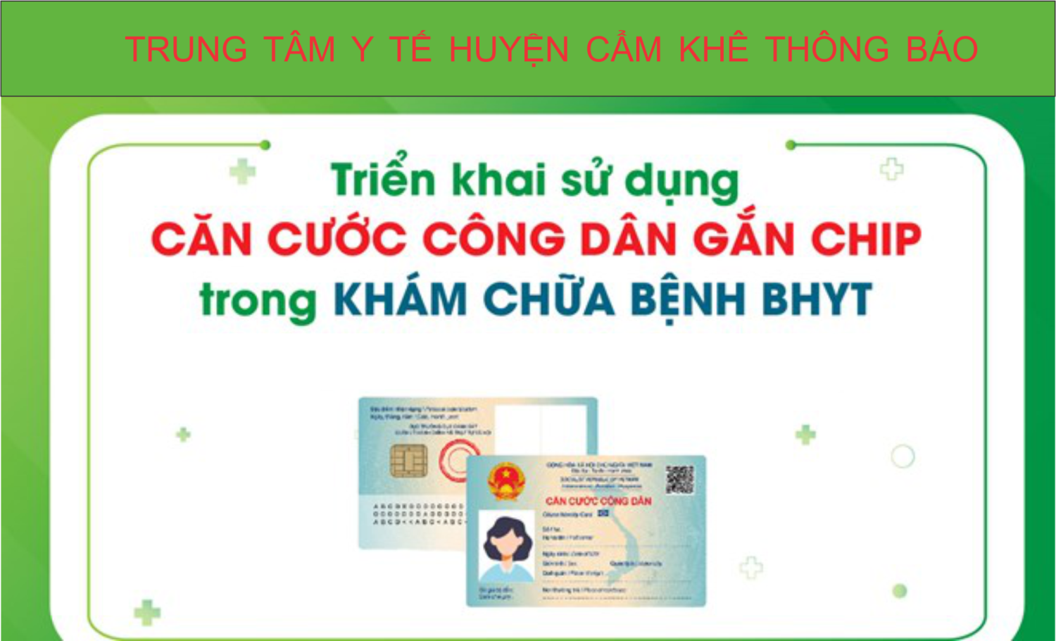 Triển khai thực hiện đề án 06 của Chính Phủ